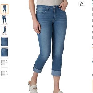 2 Pair Lee Denim Capris and Ankle Pants